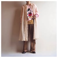 60s "Odette Barsa" lace ruffle night robe