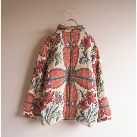 "Classic Western" floral tapestry jacket