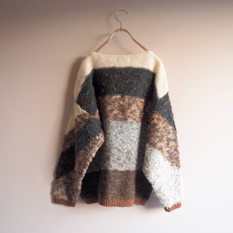 80s "Mariea Kim" floral design sweater