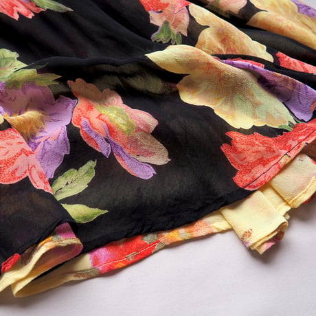 "SALA ARIZONA" floral reversible skirt