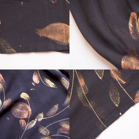 vintage made in India cotton abstract maxi dress