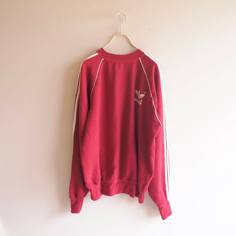 80s "Adidas" trefoil logo sweat
