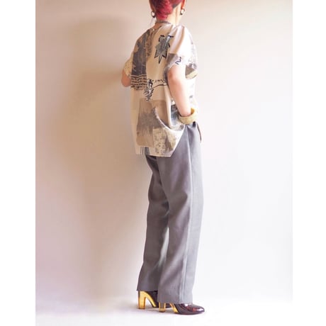 "HARDOB" abstract print blouse
