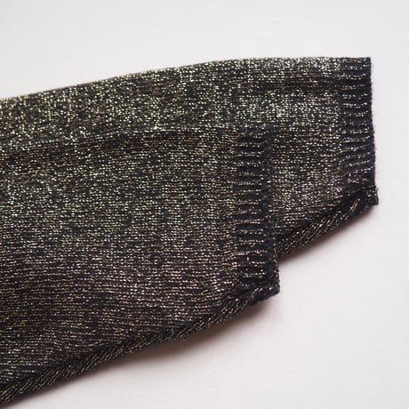 vintage cropped metallic sweater