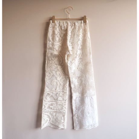 original remake patchwork lace pants (B)