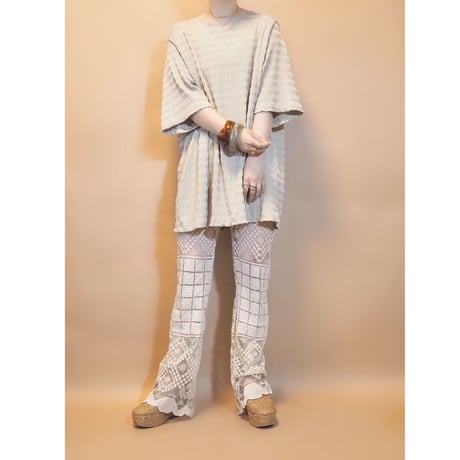 90s  beige creased oversize t-shirts