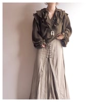 "Liz Craiborne" ruffle sheer blouse