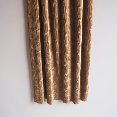 made in USA micro pleated maxi skirt