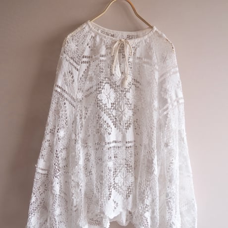 original remake filet lace blouse
