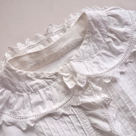 1900s〜 edwardian ruffle night blouse