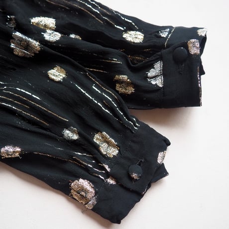 "Cornelius" metallic floral sheer jacket