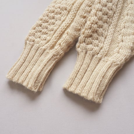 made in Ireland aran knit sweater