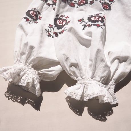 vintage ukrainian embroidered midi dress