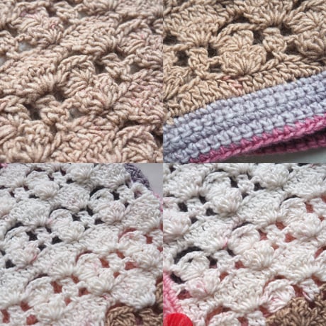 vintage crochet switching hand knit cardigan