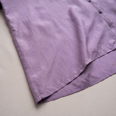 "lecomte" ruffle design silk blouse