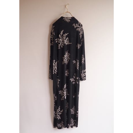 90s "Ronni Nicole" elastic floral maxi robe