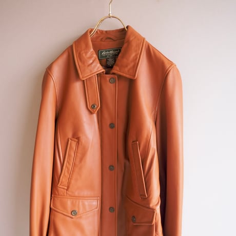 "Eddie Bauer" lamb leather jacket