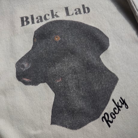90s "Tultex" dog print oversized sweatshirt