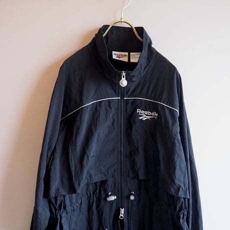 90s "Reebok" drawstring windbreaker