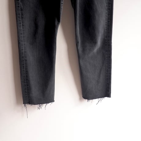 90s made in USA Levi's 501 cut off denim pants