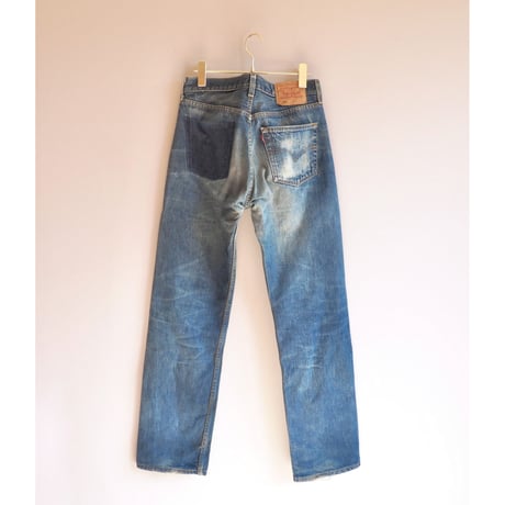 00s made in USA Levi's 501 damage denim pants