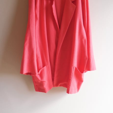 "Joanna" vivid pink tailored jacket
