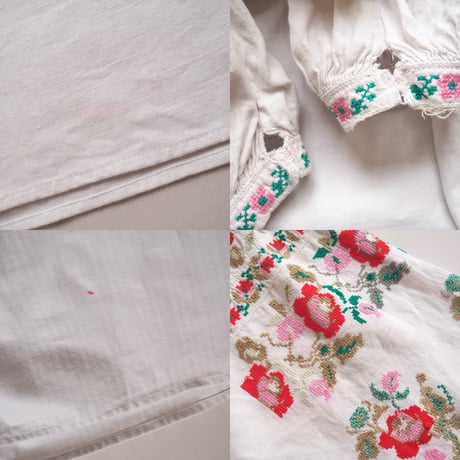 vintage ukrainian embroidered blouse