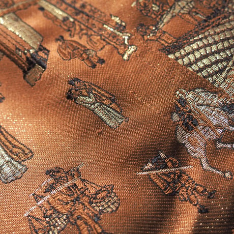 "chico's" copper brocade jacket
