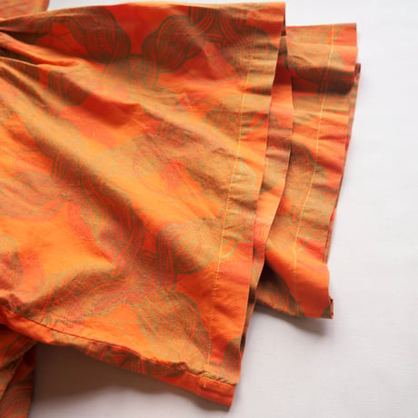 vintage big collar african batik tunic dress & skirt