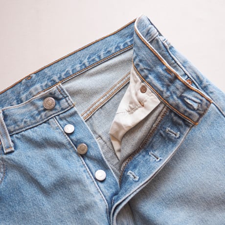 90s made in USA Levi's 501 damage denim pants