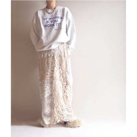 90s "Fruit Of The Loom" print sweat