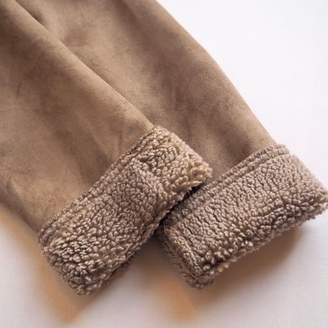 80〜90s "L.L.Bean" faux mouton coat