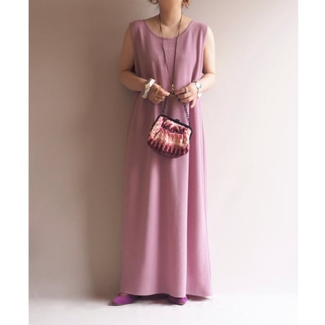 vintage sleeveless textured maxi dress