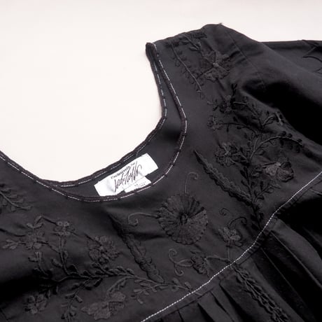 "Load & Taylor" embroidered midi dress