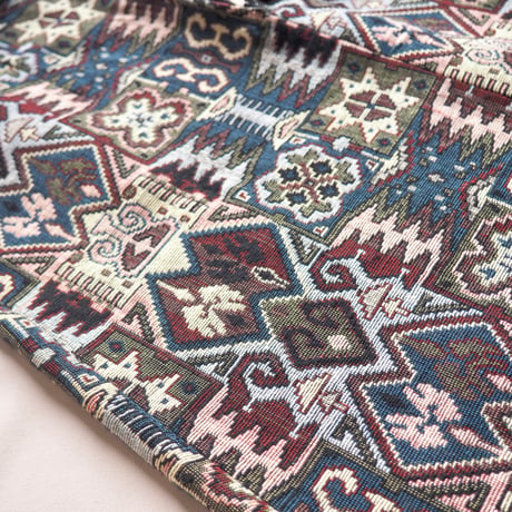 70s abstract tapestry maxi skirt