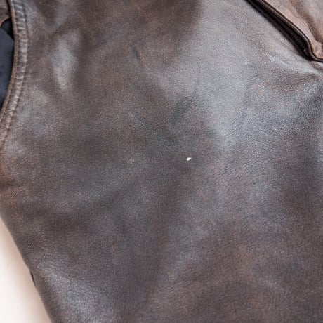 made in Finland leather tapered pants