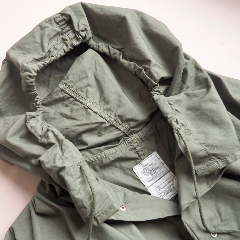 80s U.S army snow camo parka (over dyed/OV) | N
