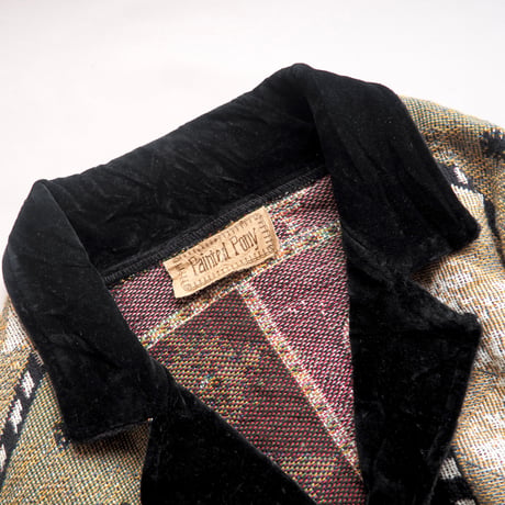 "Painted Pony" switching tapestry jacket
