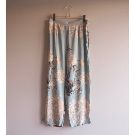 "Citron Santa Monica" floral silk pants (BU)