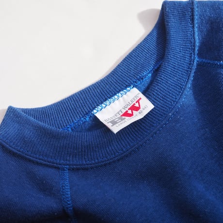 80〜90s "Basset Walker" flocky print sweatshirt