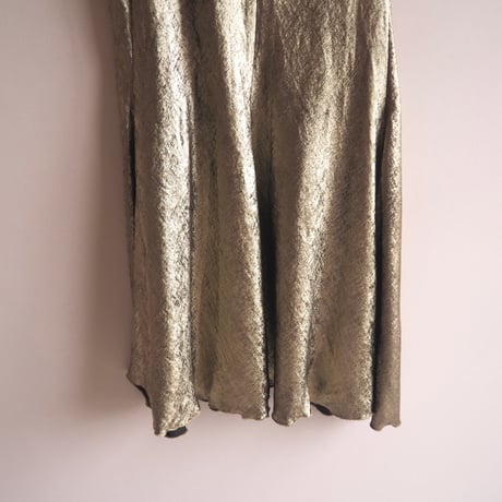 "Scarlet Roos" gold mermaid maxi skirt