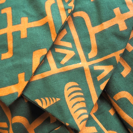 "YOU LIM of California" big collar tribal maxi dress