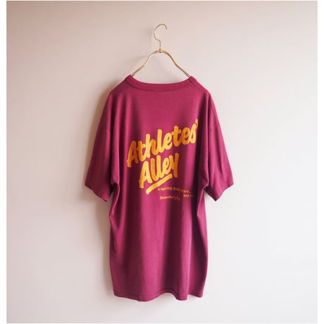 vintage bordeaux oversized print t-shirts
