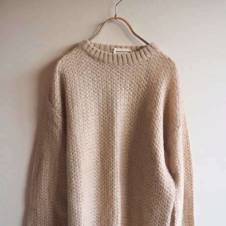 "Mac Rolly" deadstock mohair blend sweater