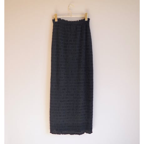 "Chico's Design" black creased maxi skirt