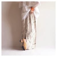 "JOHN PAUL RICHARD" floral linen sleeveless maxi dress