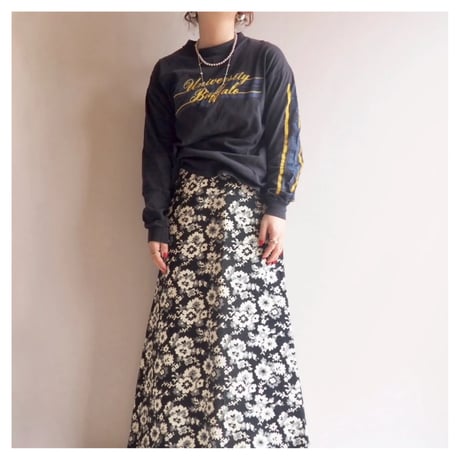 70〜80s "ARTEX" college print long t-shirts
