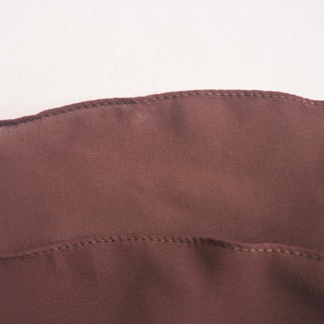 "Armon Originals" ruffle collar sheer blouse