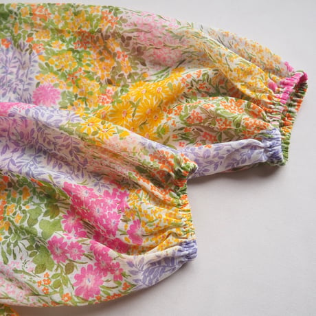 70s "Jamison" floral sheer midi dress