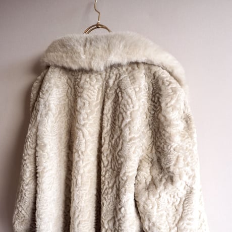 60s "Susan Lynn" faux emboss fur coat